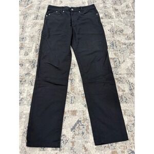 Outlier Slim Dungarees‎ Black Workcloth Schoeller Canvas Tech Pants Mens 32x31.5